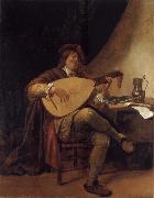 Jan Steen Self-Portrait as a lutenist oil